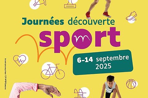 Affiche journées découverte du sport