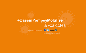 Coronavirus #BassinPompeyMobilisé à vos côtés, restez connectés sur Facebook, Twitter et Linkedin