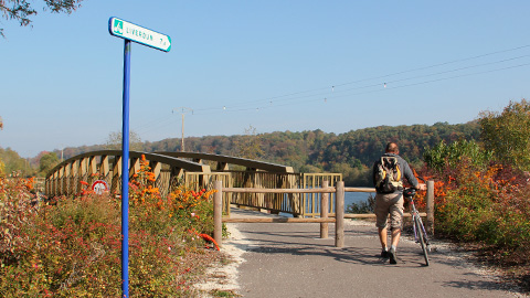 Itinéraire cyclable de la boucle de la Moselle à Villey-Saint-Etienne